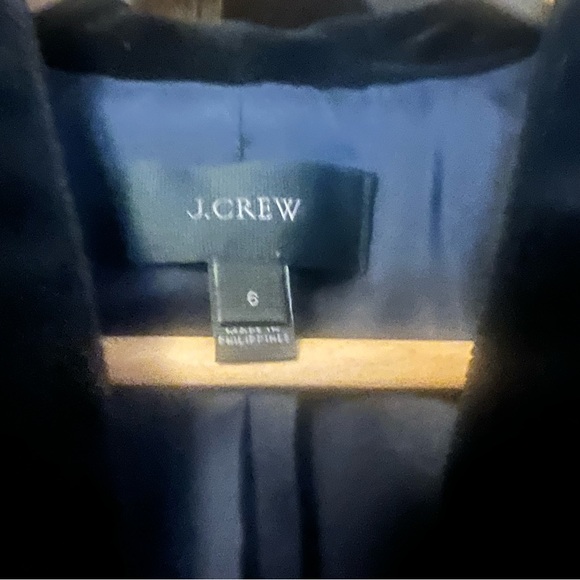JCrew Black Velvet Going Out Blazer 6 - Picture 3 of 4